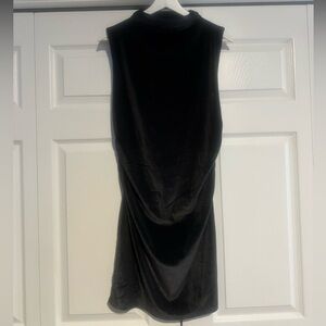 A New Day Charcoal Velvet Dress